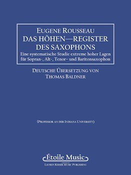 Saxophone High Tones - German Edition by Rousseau Eugene for