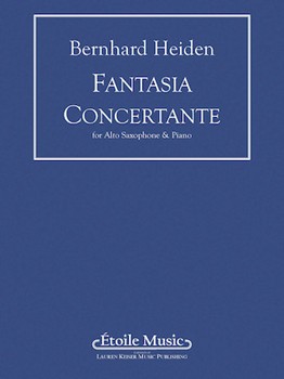 Fantasia Concertante by Heiden Bernhard for Alto Saxophone S