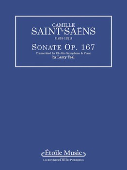 Sonata Op. 167 by Saint-Saens Camille - Teal Larry - for