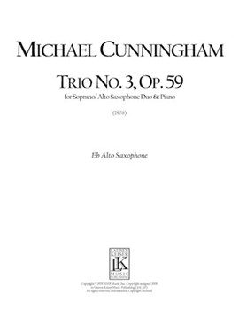 Trio No. 3 Op. 59 by Cunningham Michael for Parts