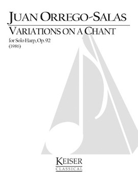 Variations on a Chant Op. 92 by Orrego-Salas Juan for
