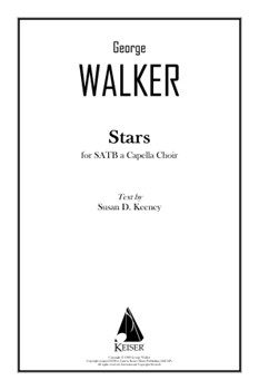 Stars by Walker George for SATB a cappella