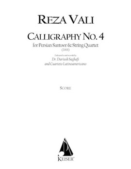 Calligraphy No. 4 by Vali Reza for Full Score