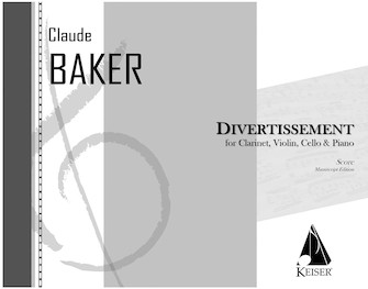 Divertissement by Baker Claude for Full Score