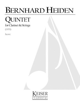 Clarinet Quintet by Heiden Bernhard for Full Score
