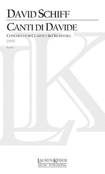 Canti Di Davide by Schiff David for Full Score