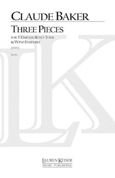 Three Pieces by Baker Claude for Full Score