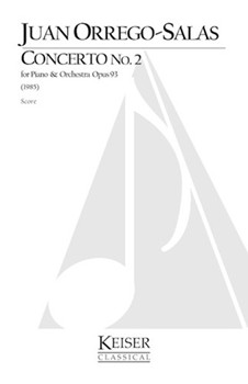 Piano Concerto No. 2 Op. 93 by Orrego-Salas Juan for Full Score