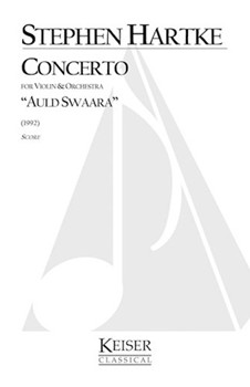 Concerto for Violin and Orchestra by Hartke Stephen for Score