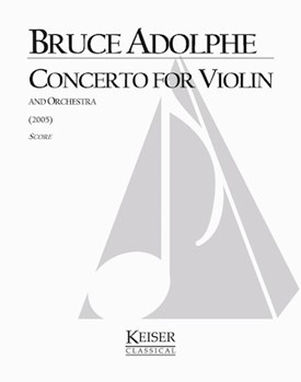 Violin Concerto by Adolphe Bruce for Full Score