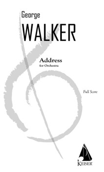 Address for Orchestra by Walker George for Full Score