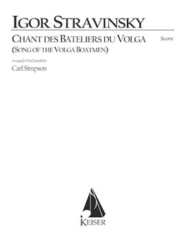 Chant des Bateliers du Volga (Song of the Volga Boatmen) by Stravinsky Igor for Score