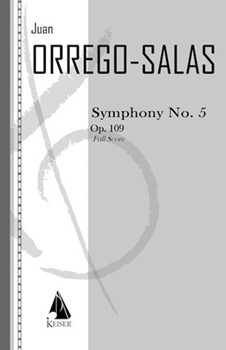Symphony No. 5 Op. 109 by Orrego-Salas Juan for Full Score