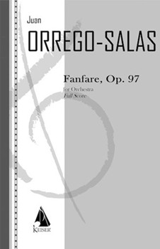 Fanfare for Large Orchestra Op. 97 by Orrego-Salas Juan for