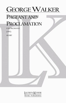 Pageant and Proclamation by Walker George for Full Score