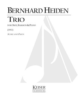 Trio for Oboe Bassoon and Piano by Heiden Bernhard for Score and Parts