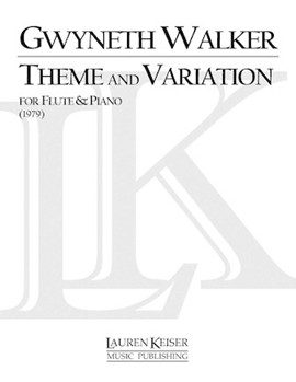 Theme & Variation by Walker Gwyneth for Flute and Piano