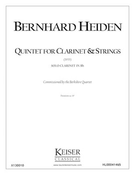 Clarinet Quintet by Heiden Bernhard for