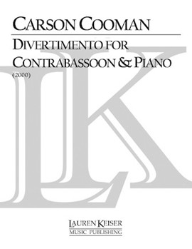 Divertimento for Contrabassoon and Piano by Cooman Carson for Contrabassoon