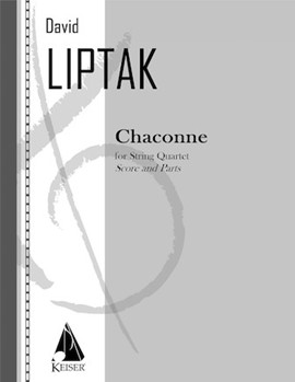 Chaconne by Liptak David for Score and Parts