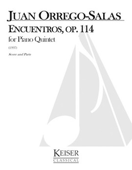 Encuentros by Orrego-Salas Juan for Score and Parts
