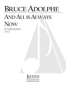 And All is Always Now by Adolphe Bruce for