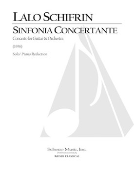 Sinfonia Concertante for Guitar and Orchestra (Piano Reduction) by Schifrin Lalo for