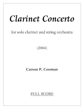 Clarinet Concerto by Cooman Carson for