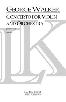 Concerto for Violin and Orchestra by Walker George for Full Score