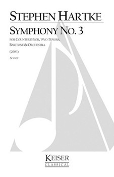 Symphony No. 3 by Hartke Stephen for Full Score