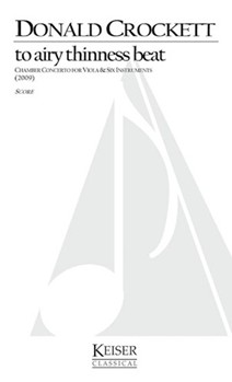 To Airy Thinness Beat by Crockett Donald for Score