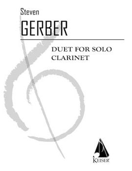 Duet for Solo Clarinet by Gerber Steven for