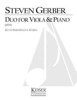 Duo for Viola and Piano by Gerber Steven for