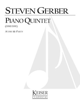 Piano Quintet by Gerber Steven for Score and Parts