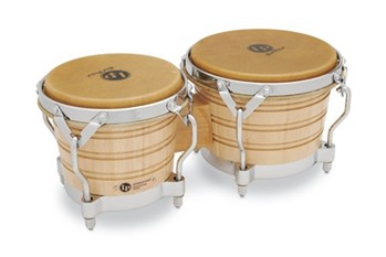 7-1/4-inch And 8-5/8-inch Generation Ii Bongos Traditional Rims - Natural Chrome Hw
