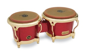 Lp Lp794v-arg Galaxy Series Fiberglass Fausto Cuevas Iii Signature Bongos Arena Red