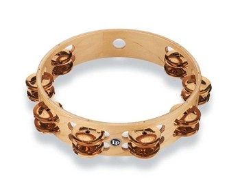 Lp Pro 10 Inch Double Row Tambourine - Bronze