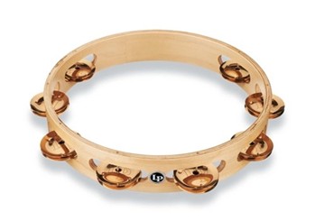 Lp Pro 10 Inch Single Row Tambourine - Bronze