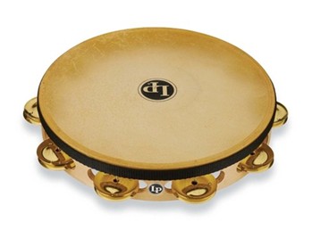 Lp Pro 10 Inch Single Row Headed Tambourine - Brass