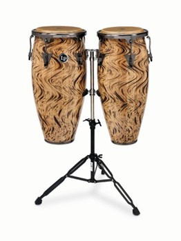 Lp Aspire 10-inch And 11-inch Conga Set With Double Stand - Havana Cafe