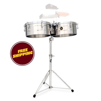 Lp Lp257-s 14 And 15 Tito Puente Timbales - Stainless Steel