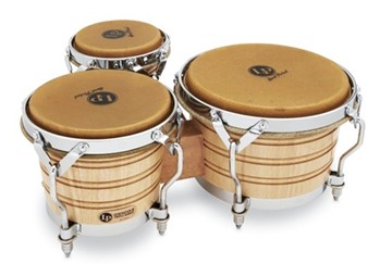 Lp Generation Iii 5-1/2-inch 7-1/4-inch And 8-5/8-inch Triple Bongos - Natural