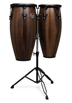 Lp Aspire 10-inch And 11-inch Conga Set With Double Stand - Jamjuree