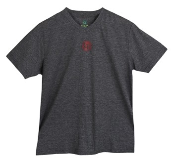 Women's V-neck Tee Charcoal Large