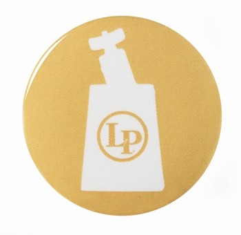 Cowbell Pin Yellow 1-1/4