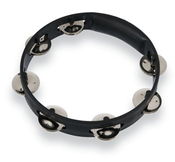 Lp Lpa180 Aspire 8-inch Black Tambourine With Steel Jingle