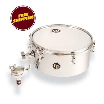 Lp 12 Lp812-c Mountable Drum Set Timbale - Chrome