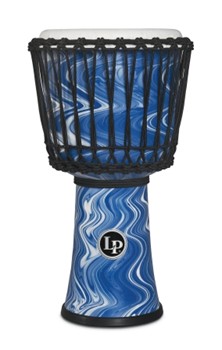 Lp 10-inch Rope Tuned Circle Djembe With Perfect-pitch Head - Blue Marble