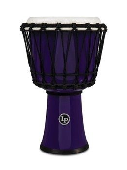 Lp 7-inch Rope Tuned Circle Djembe With Perfect-pitch Head - Purple