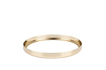 11 3/4in Galaxy Wood Bottom Ring Gold